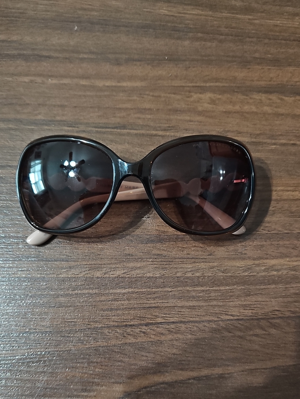 Marc Jacobs Brown Front Sunglasses with Cream Temples